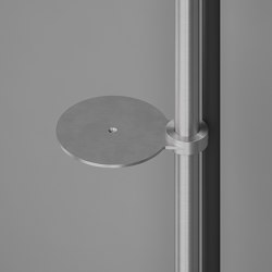FFQT | Mensola circolare. Inseribile sui tubi diametro 22mm | Rubinetteria accessori | Quadrodesign