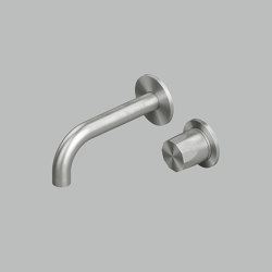 Hb | Wall mounted mixer with spout | Wash basin taps | Quadrodesign