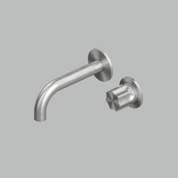 Modo | Wall mounted mixer with spout | Robinetterie pour lavabo | Quadrodesign