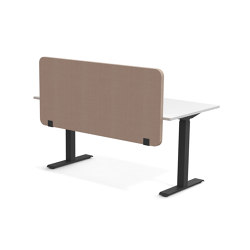 Face Desk Screen with Rounded Corners | Table dividers | Martela