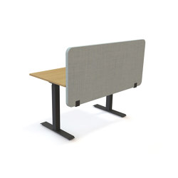 Face Desk Screen with Rounded Corners | Table accessories | Martela