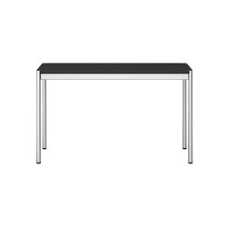 USM Haller Table | Black Linoleum | Console tables | USM
