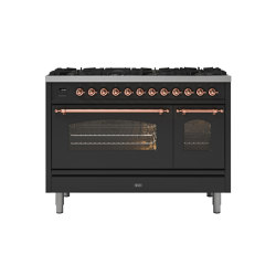 Nostalgie | 120 cm enamelled steel double oven range cooker | Ovens | ILVE