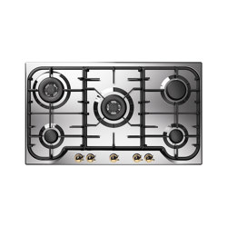 Nostalgie | 90 cm enamelled steel 5 burners gas hob | Placas de cocina | ILVE