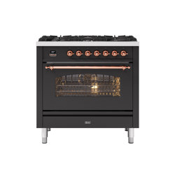 Nostalgie | 90 cm enamelled steel single oven range cooker | Fours | ILVE