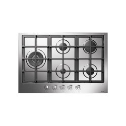 Pro Line | 75 cm stainless steel gas hob 5 burners | Piani cottura | ILVE