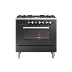 Pro Line | 90 cm single oven range cooker 6 burners | Ovens | ILVE
