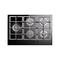Professional Plus | 75 cm tempered glass gas hob 5 burners | Hobs | ILVE