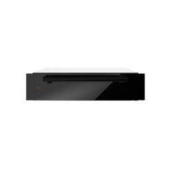 Professional Plus | Black glass built-in warming drawer |  | ILVE