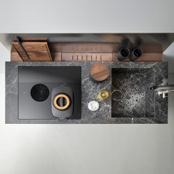 Small Living Kitchens Îlot mural | Kitchen systems | Falper
