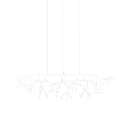 Heracleum III Linear, White | Suspended lights | moooi