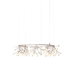 Heracleum III The Big O, Small, Copper | Suspended lights | moooi