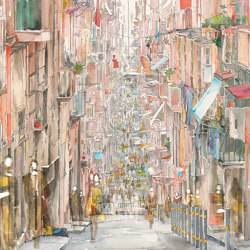 Napule È Millecolori | Wall art / Murals | TECNOGRAFICA