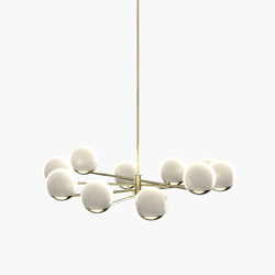 Ball & Hoop | S 19—03 - Polished Brass - Opal | Suspensions | Empty State