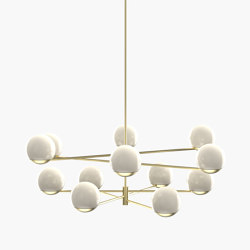 Ball & Hoop | S 19—04 - Brushed Brass - Opal | Suspensions | Empty State