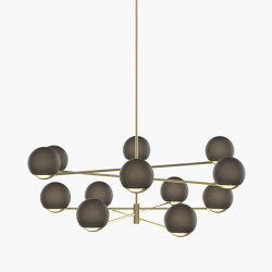Ball & Hoop | S 19—04 - Brushed Brass - Smoked | Suspensions | Empty State