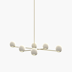 Ball & Hoop | S 19—13 - Brushed Brass - Opal | Suspensions | Empty State