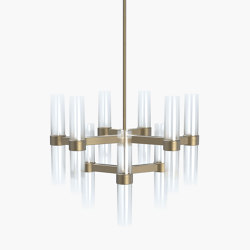 Branch | S 78—09 - Burnished Brass | Suspended lights | Empty State
