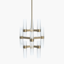 Branch | S 78—11 - Burnished Brass | Suspended lights | Empty State