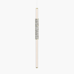 Light Pipe | S 58—01 - Polished Brass - White | Pendelleuchten | Empty State