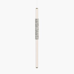 Light Pipe | S 58—01 - Burnished Brass - White | Suspensions | Empty State