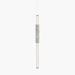 Light Pipe | S 58—02 - Burnished Brass - White | Lampade sospensione | Empty State
