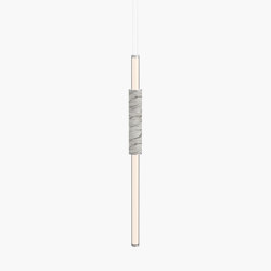 Light Pipe | S 58—02 - Silver Anodised - White | Pendelleuchten | Empty State