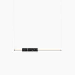 Light Pipe | S 58—04 - Silver Anodised - Black | Suspended lights | Empty State