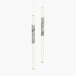 Light Pipe | S 58—06 - Brushed Brass - White | Suspensions | Empty State