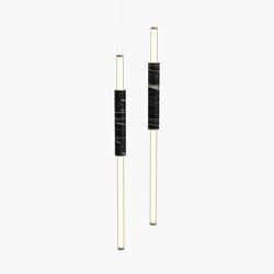 Light Pipe | S 58—06 - Burnished Brass - Black | Suspensions | Empty State