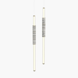 Light Pipe | S 58—06 - Burnished Brass - White | Suspensions | Empty State