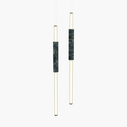 Light Pipe | S 58—06 - Burnished Brass - Green | Suspended lights | Empty State