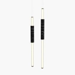 Light Pipe | S 58—07 - Burnished Brass - Black | Suspensions | Empty State