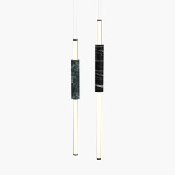 Light Pipe | S 58—07 - Black Anodised - Green / Black | Lámparas de suspensión | Empty State