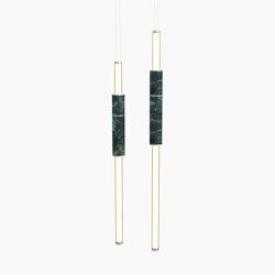 Light Pipe | S 58—07 - Silver Anodised - Green | Suspended lights | Empty State