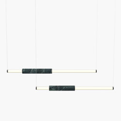 Light Pipe | S 58—10 - Black Anodised - Green | Suspended lights | Empty State