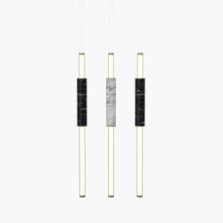 Light Pipe | S 58—14 - Burnished Brass - White / Black | Suspensions | Empty State
