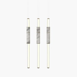 Light Pipe | S 58—14 - Burnished Brass - White | Suspended lights | Empty State