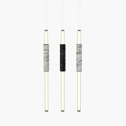 Light Pipe | S 58—14 - Black Anodised - White / Black | Suspended lights | Empty State