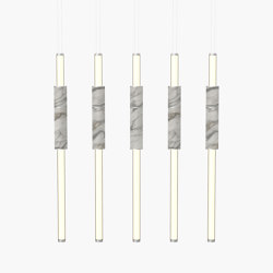 Light Pipe | S 58—15 - Silver Anodised - White | Suspended lights | Empty State