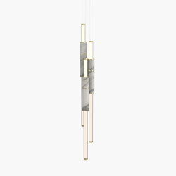 Light Pipe | S 58—16 - Brushed Brass - White | Suspensions | Empty State