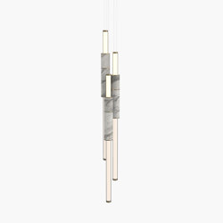 Light Pipe | S 58—16 - Burnished Brass - White | Suspended lights | Empty State