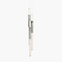 Light Pipe | S 58—16 - Silver Anodised - White | Suspended lights | Empty State