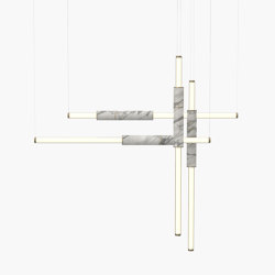 Light Pipe | S 58—18 - Burnished Brass - White | Suspensions | Empty State