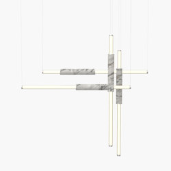 Light Pipe | S 58—18 - Silver Anodised - White | Suspended lights | Empty State