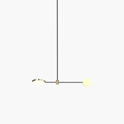 Motion | S 23—01 - Polished Brass / Black Anodised | Suspended lights | Empty State
