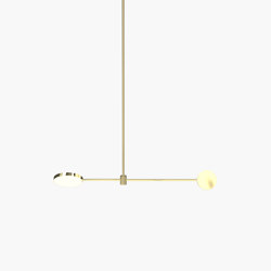 Motion | S 23—02 - Polished Brass | Suspended lights | Empty State