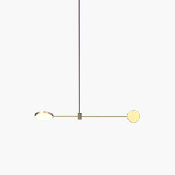 Motion | S 23—02 - Burnished Brass | Suspended lights | Empty State