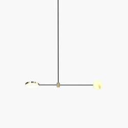 Motion | S 23—02 - Polished Brass / Black Anodised | Lampade sospensione | Empty State