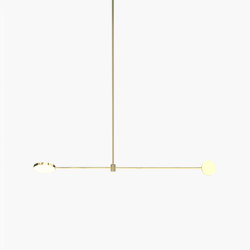 Motion | S 23—03 - Polished Brass | Suspended lights | Empty State